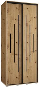 Skriňa 45 Canaris 12 120 artisan/čierna