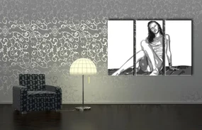 Ručne maľovaný POP Art obraz Kate Moss | rôzne rozmery