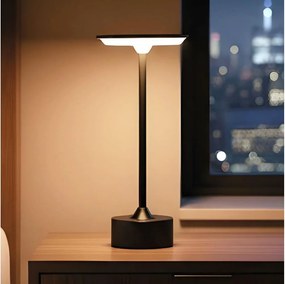 LED Stmievateľná nabíjateľná stolná lampa NEW YORK LED/1,8W/5V 1200 mAh čierna