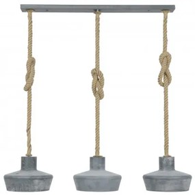 Luster 80-42 3 x Ø28cm Concrete look  - Komfort-nábytok