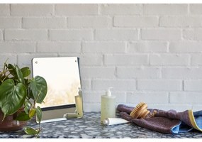 Modro-fialový bavlnený uterák Hübsch Dora, 50 x 100 cm