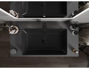 Mexen NADIA umývadlo, 60 x 35 cm, čierna matná, 21616085