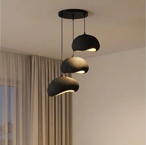 BRILAGI - Závesný luster na lanku WABI SABI 3xE27/40W/230V priemer 60 cm čierna