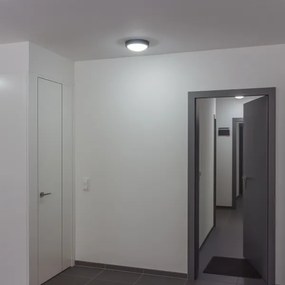 Brilagi - LED Vonkajšie stropné svietidlo LED/20W/230V pr. 23 cm IP54 antracit