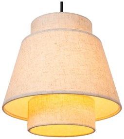 Lucide 21435/03/38 - Luster na lanku TRIBUTE 3xE27/40W/230V krémová