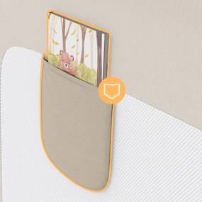 Bezpečnostná zábrana na posteľ Cover 46 béžová 160 cm