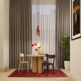 Závesné svietidlo Lagos, 2x oranžové kovové tienidlo