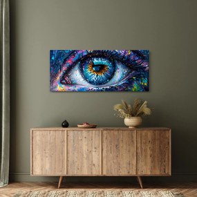 Obraz - Maľba oka (120x50 cm)