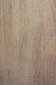 Regál / knižnica Sten 2, dub sonoma/biela