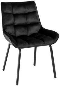 Stolička Saranda zamat - čierna