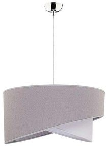 Duolla - Luster na lanku CELLO 1xE27/40W/230V pr. 45 cm šedá