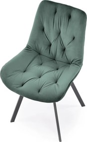Jedálenská otočná stolička SOFIA - tmavo zelená