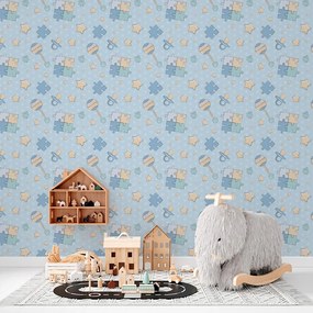 Sablio Tapeta Puzzle a cumlíky - 208x125 cm