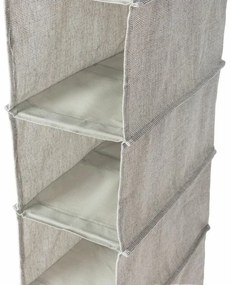 Závesný organizér na oblečenie 30 x 18 x 94 cm, sivá