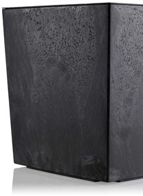 PLASTOVÝ KVETINÁČ BLOOM 36X56 CM IMITÁCIA BETÓNU ČIERNA