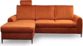Odpočinkový rozkladací roh 251×164 Kontajner opierka hlavy Vero LN09 O-sofa