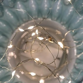LED svietnik AmeliaHome MADRID 14x19,5 cm svetlomodrý