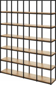 Regál Wood Box 212x160 Loft na knihy