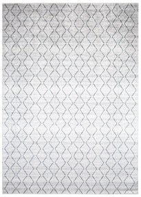 Svetlý sivý moderný koberec s jednoduchým vzorom Šírka: 80 cm | Dĺžka: 150 cm
