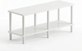 TV stolík SOLE 90 cm, biela