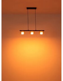 Globo 16055-3HG - LED Luster na lanku HIGGINS 3xGX53/6W/230V dymová/hnedá
