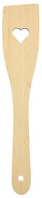 AMADEA Drevená obracačka so srdcom, masívne drevo, 28 cm