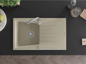 Mexen Cesar - drez granitový 77,5x47,0cm, 1-komorový, béžová, 6514771010-69