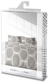 Povlečení z mikrovlákna SATYN 008 220x200 cm + 2x 70x80 cm béžové