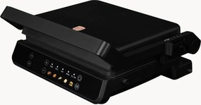 Nepriľnavý elektrický gril's odkvapkávacou miskou na olej Matte Black