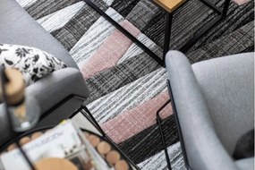 Kusový koberec ALTER Bax pruhy ružový