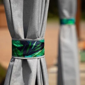 Záhradný záves WAWE 200 cm popol