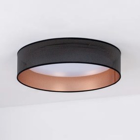 Duolla - LED Stropné svietidlo ROLLER LED/24W/230V pr. 45 cm čierna/medená