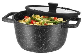 Silvercrest®  Hrniec z hliníkovej zliatiny, 24 cm (čierna žula)  (100390959)