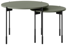 Okrúhly Konferenčný stolík Sonatia 60 cm - olivová
