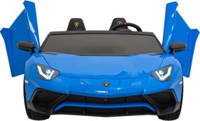 Detské elektrické autíčko Lamborghini Aventador SV 24 V modré
