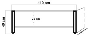 Obývacia stena Cosmopolitan 28 (atlantická borovica + čierna). Vlastná spoľahlivá doprava až k Vám domov. 1089154