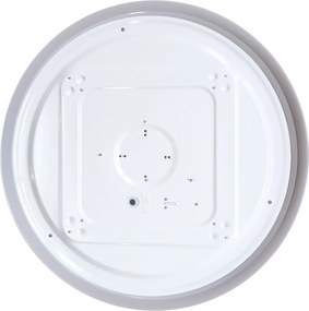 Stropné LED svietidlo Melo, 1x LED 36w, 3000-6000k, b, RGB, (fi 39 cm), s ovládačom