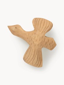 Ručne vyrobený drevený nástenný háčik Billie Bird