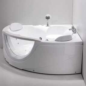 BPS-koupelny Hydromasážna vaňa HYD-SIG635W 150x150 bez ohrevu