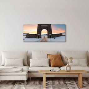Obraz brány, Yellowstone (120x50 cm)