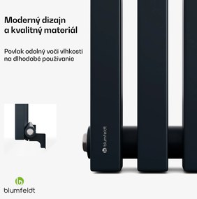 Blumfeldt Delgado radiátor | Moderný dizajn | 63 x 100 cm | 891 W | Stredové pripojenie