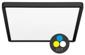 Ecolite W008S-CCT/24W/CR - LED Stropné svietidlo TERY LED/24W/230V IP40 čierna