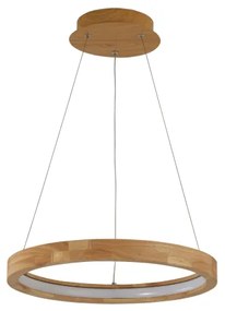 Brilagi - LED luster na lane UMEA WOOD LED/30W/230V pr. 40 cm kaučukovník