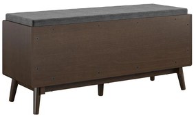 Hnedá skrinka na topánky s lavicou Novogratz Brittany