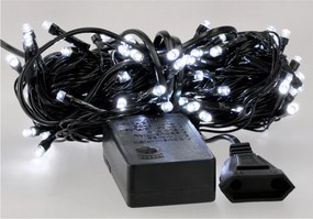BERGE LED vianočné osvetlenie reťaz 200 LED - 15m - studená biela