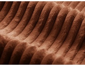 Menčestrový taburet v tehlovej farbe Dia – Micadoni