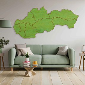 SENTOP | Drevená nástenná mapa Slovensko - 8 dielikov | SENTOP M001