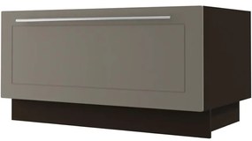 Kuchynská skrinka D1K/90 Quantum beige mat/lava