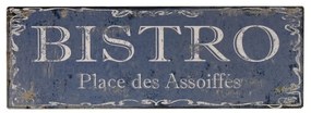 Kovová ceduľa 40x14 cm Bistro – Antic Line