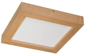Brilagi-LED Stmievateľné svietidlo WOODY FRAME LED/24W/230V dub 30x30 cm IP44 + DO